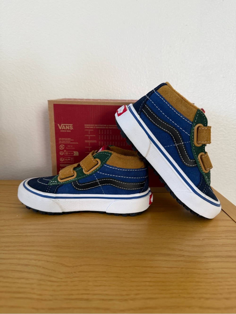 Vans Sk8 - Mid Reissu MTE MULTI / TRUE WHITE SIZE 10.5 C - Picture 8 of 9